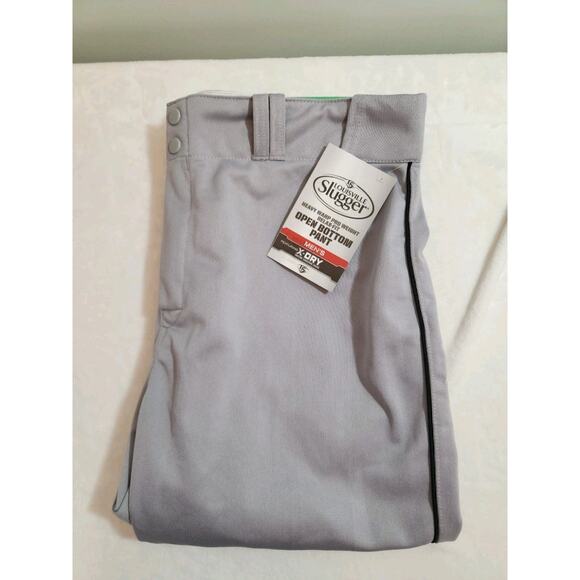 Louisville Slugger NWT Baseball Pants Mens XL Gray Heavy Wrap Pro Relax Fit - Picture 1 of 10